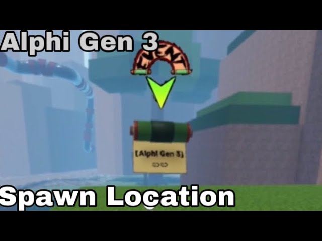 the location of the Alphi gen 3 tailed beast credits: rell games game, Senko Shindo Life