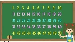 Numbers Song 1 to 50 | Learn Counting Numbers | 3D Nursery Rhymes For Kids