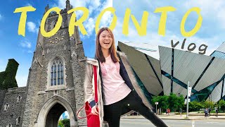 Toronto Vlog |  多倫多大學的市區校園 在這裡唸書太幸福了! 來多倫多玩必來的安大略博物館#跟著Sara路痴逛多倫多 住在安大略湖附近享受美景 #加東系列