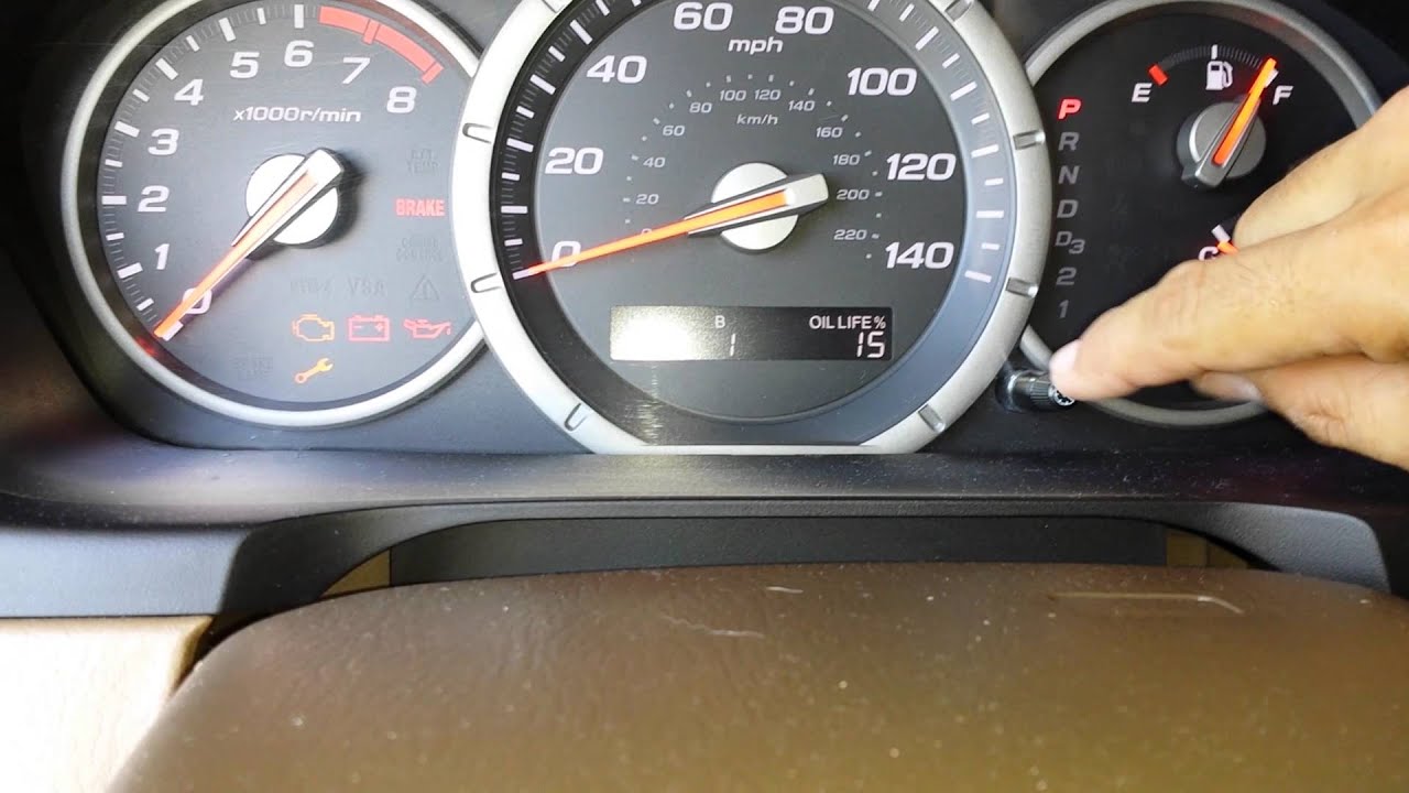 2008 Honda Pilot oil change reset english/spanish - YouTube