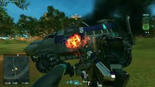 【Planetside2】 Hunter QCX Explosive Bolts vs Sunderer 22shot kill