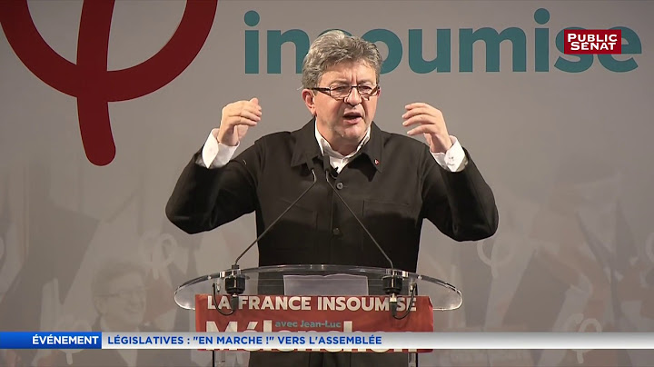 Speech by Jean-Luc Mélenchon: "There is good news"