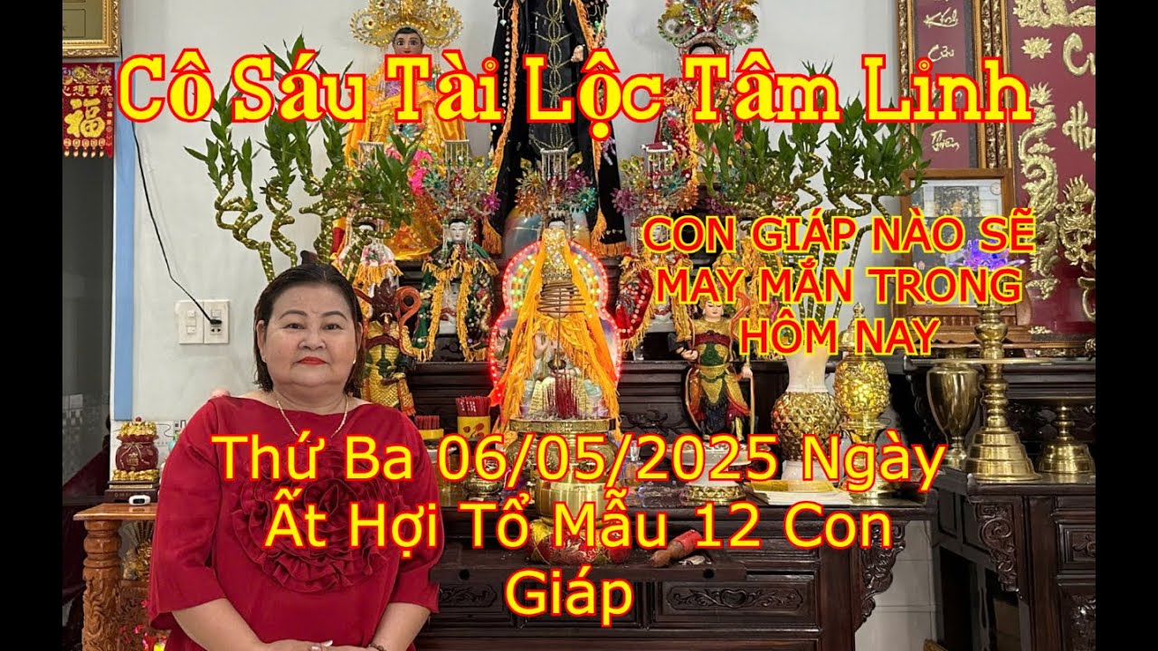 188bet download Cô Sáu Tài Lộc Tâm Linh •Trực Tiếp• Thứ Ba Ngày Ất Hợi 06/05/2025 Lộc Tổ Mẫu Cho 12 Con Giáp !!