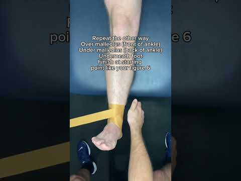 How to tape an ankle