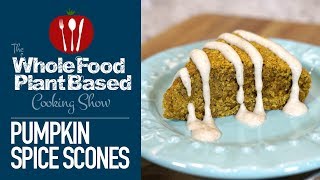 Plant Based Vegan Pumpkin Spice Scones (Gluten Free)