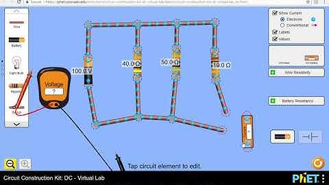 pHET Electrical Circuit Simulation