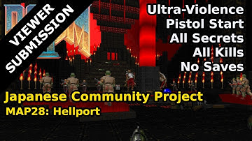 Doom II: Japanese Community Project - MAP28: Hellport (Ultra-Violence 100%)