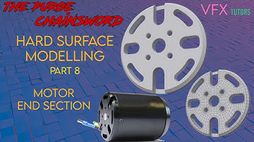 Hard Surface Modelling in Maya - Part 8 - Motor