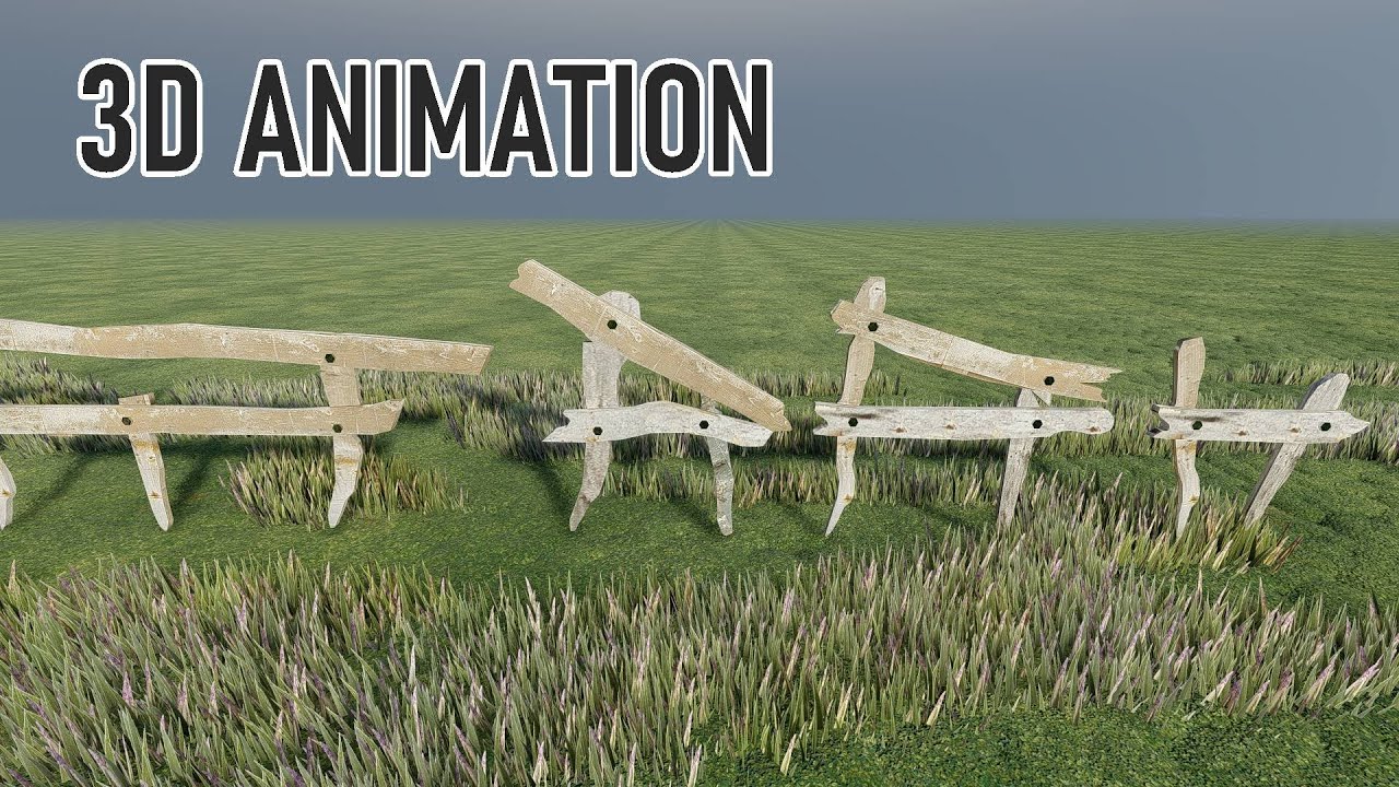 3D Wooden Railing Model Design in /// Blender 3.4 // PBR Textures ...