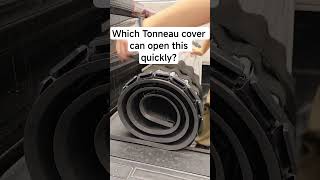 Does your tonneau cover open like this?#pickuptruck #truckaccessories #truck #truckbed #tonneau