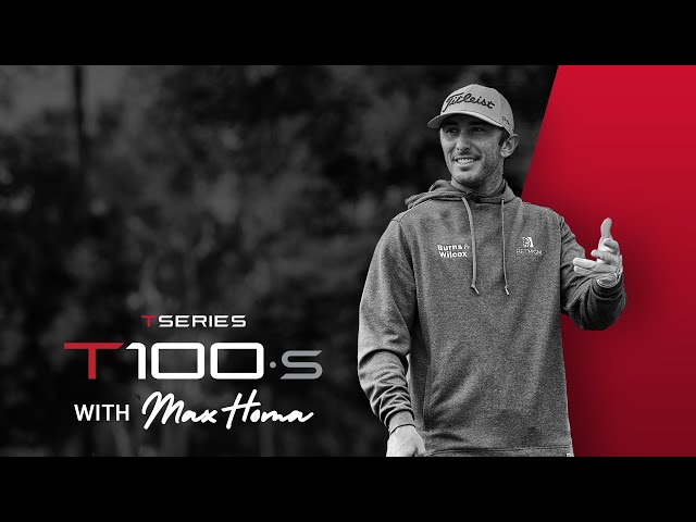 Max Homa Hits the Titleist T100S Irons