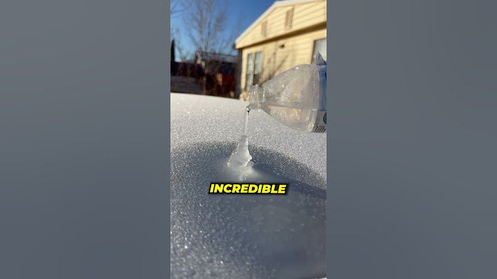 Water Turns Into Ice!🥶