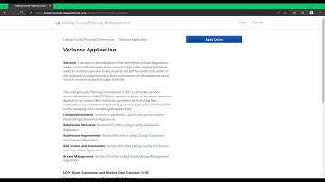 OpenGov Tutorial - Variance Application Process