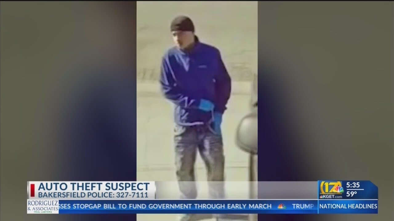 BPD searching for man who stole Hyundai in southwest Bakersfield - YouTube