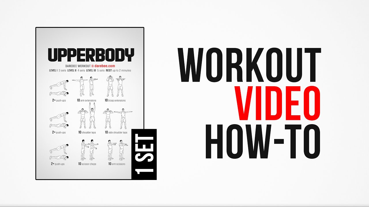 Upperbody Workout [ How-To ] [ One Set ] by 