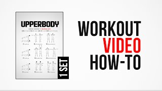 Upperbody Workout [ How-To ] [ One Set ] by #DAREBEE