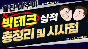 [월간 미주미 8월호] 빅테크 2분기 실적 총정리 및 시사점 +보너스  #미주미 #이항영 #장우석