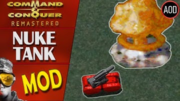 Command and Conquer Remastered - Nuke Tank MOD - How to get the Nuke Tank - Nuke Tank Gameplay