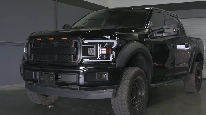 EGR Window Visors  Installation 18+ F150 Crew Cab  Matte Black v8