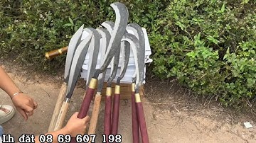 Mới nhất Dao quắm cổ cò,nhíp đỏ 100% sắc bén ,chắc khỏe,bao chất lượng,báo giá,