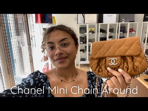 chanel chain around handbag