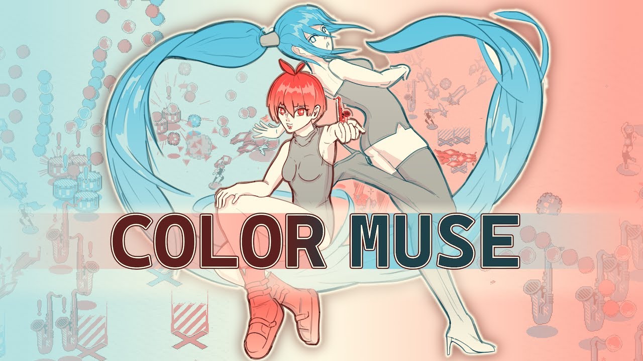 COLORMUSE - Stylish twin-stick shooter, led by two colorful divas.