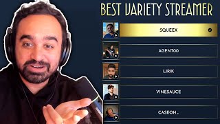 Squeex gets ready to get HATE THREADS after voting in Streamer Awards