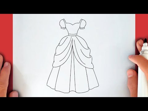 HOW TO DRAW A DRESS