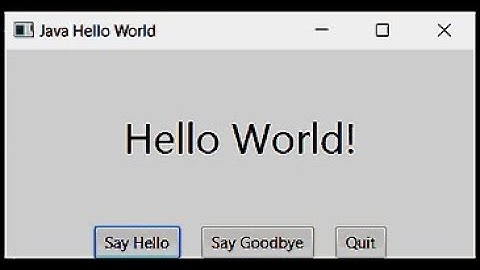 Java-HelloWorld-GUI