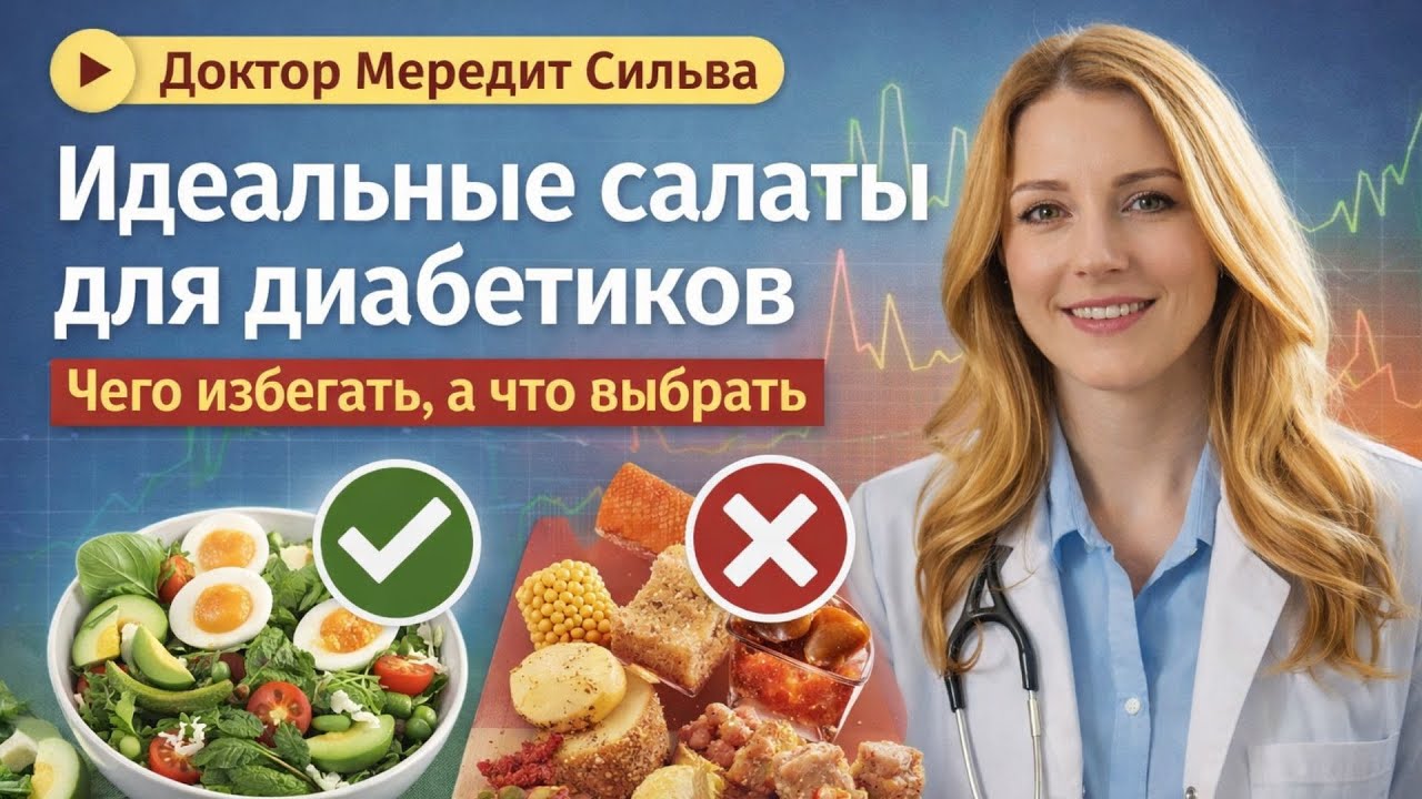 12 суперпродуктов для салатов, снижающих уровень сахара в крови