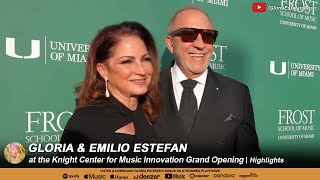 Gloria & Emilio Estefan at the Knight Center for Music Innovation Grand Opening | Highlights