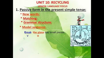 English 8-unit 10-language focus