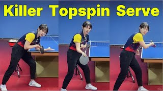 The "Back-Side" Secret to a Killer Topspin Serve (Pendulum & Hook)
