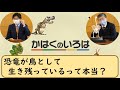 「恐竜が鳥として生き残っているって本当？」　【かはくのいろは　第１回】