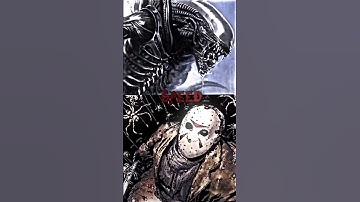Jason Voorhees Vs Xenomorph and Predator #Horror #shorts