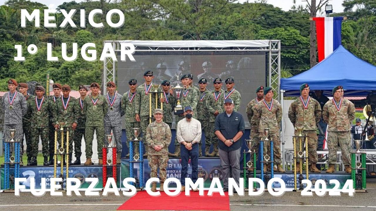 México 1er Lugar, Premiación Fuerzas Comando 2024