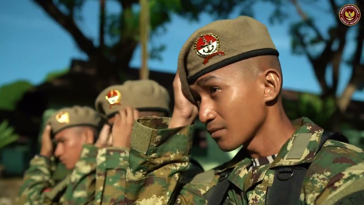 Upacara Penutupan Latsarmil Komcad Hasanuddin