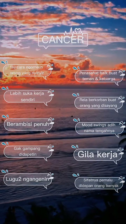 fakta zodiak cancer