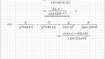 A-level Maths Edexcel Pure 2 Ch1.2 Algebraic fractions Exercise 1C Q3 (2017 Specifications)