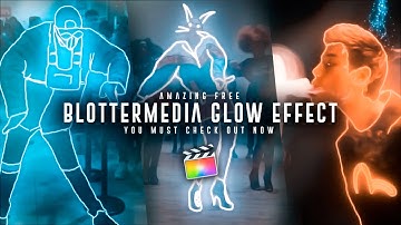 FREE Blottermedia Glow Animation Tutorial || Final Cut Pro X || CinePacks Glow FX