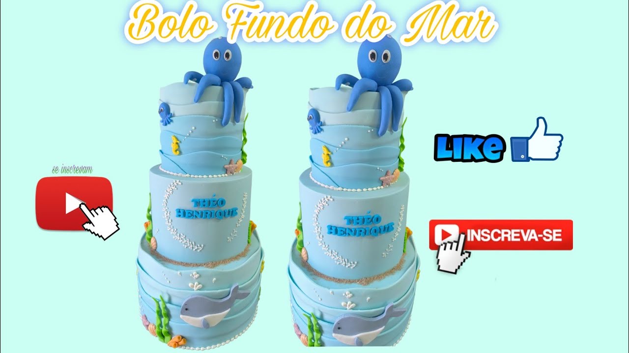 Bolo Fundo do Mar!!!
