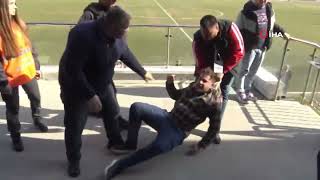 Sincan Belediyespor Eskişehirspor maçında kavga çıktı