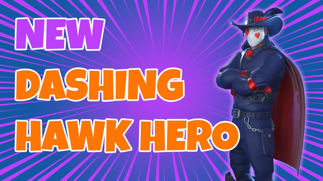 The *NEW* Dashing Hawk Hero in Fortnite STW (Save The World) - YouTube