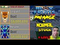 Live blox fruits mirage  normal stock