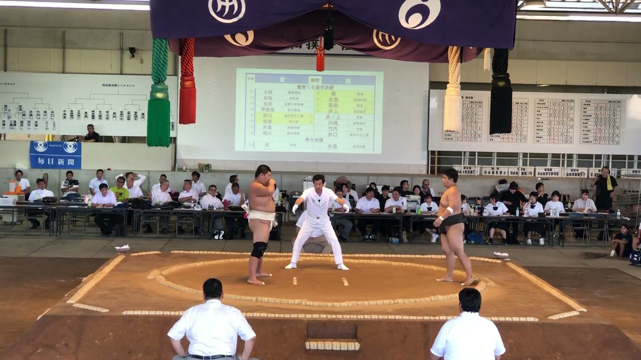 宇佐大会 個人戦優勝16選手決勝 令和7年度全国高校相撲大会