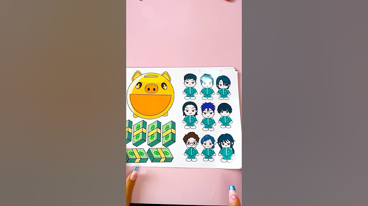 Squid Game Game Book 오징어 게임 게임북#squidgame#gamebook#papercrafts#diy#diycrafts #오징어게임 #게임북 #종이놀이