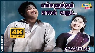 எங்களுக்கும் காலம் வரும்...| 4K Video Song | Pasamalar | Sivaji | Savitri | Raj 4K Songs