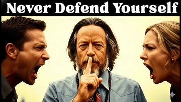 NEVER Defend Yourself — The Power of Silence  Alan Watts Philosophy