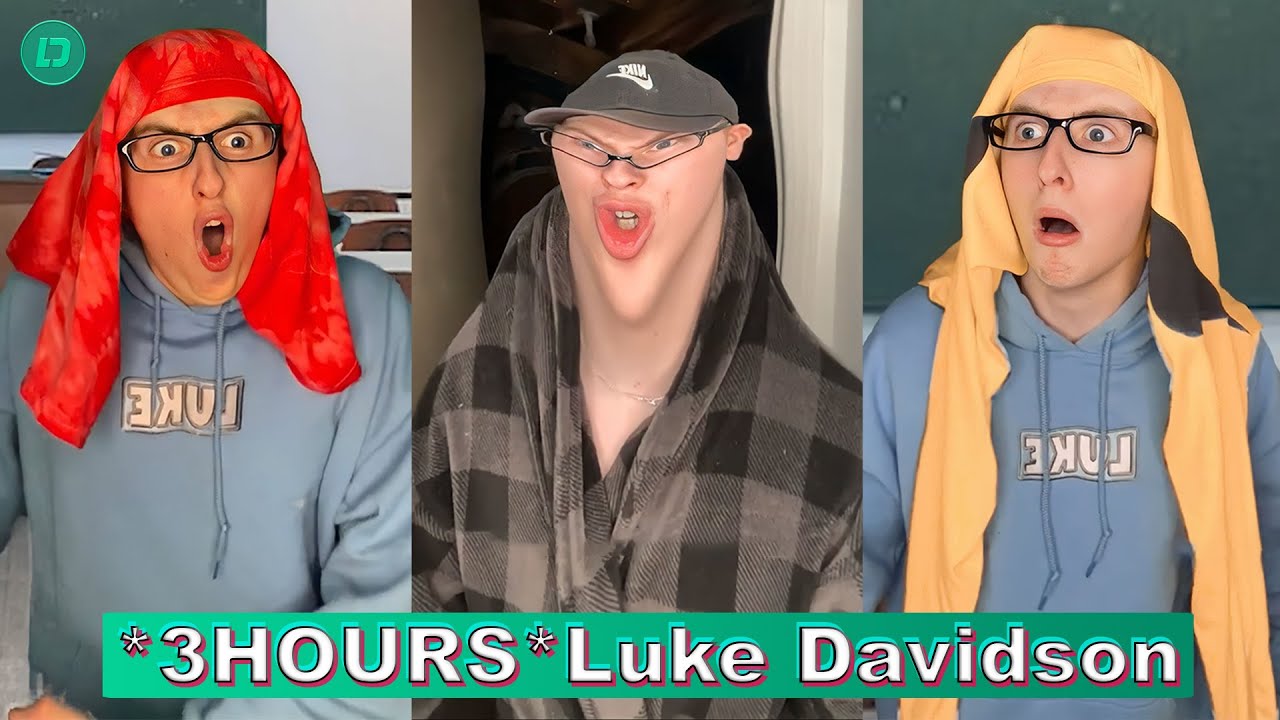 *1 HOUR* LUKE DAVIDSON TikTok Compilation #4 | Funny Luke Davidson