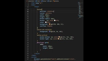 Button Ripple Effect || HTML CSS JS